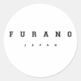 Furano Japan Runder Aufkleber