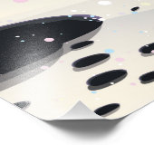 Furano Japanisches Reiseplakat. Fotodruck (Ecke)