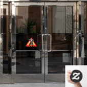 Furbaby an Bord des Aufklebers niedliche Pitbulle  Fensteraufkleber (Büro Tür)