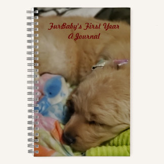FurBaby's erstes Jahr A Journal Notizblock