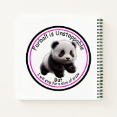 Furball: Ich bin unaufhaltsam Notizblock (Rückseite)