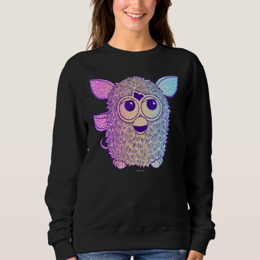 Furby Gradient Portrait Sweatshirt (Vorderseite)