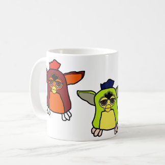 Furby Kiwi, Sherbet und Rooster Kaffeetasse