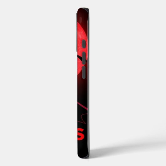 Furchenloser Krieger iPhone Case - kühl und geschü (Rückseite / Links)