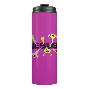 Furcht einflößender Jesus Thermosbecher