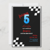 Furcht erregende 5-Geburtstagseinladung Einladung (Vorderseite)