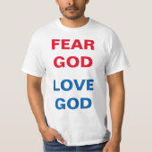 Furcht-Gott/Liebe-Gottevangelism-T - Shirt (Vorderseite)