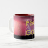 FURCHT-GOTT ZWEIFARBIGE TASSE (Vorderseite Links)