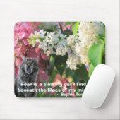 Furcht ist eine sich bewegende Katze - S. Tunnell Mousepad (Mit Mouse)