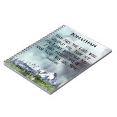 Furcht nicht Bibel Verse Natur Christliches Gesche Notizblock (Linke Seite)