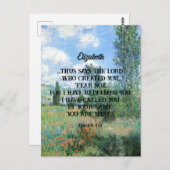 Furcht nicht Bibel Verse Nature Artwork Christlich Postkarte (Vorne/Hinten)