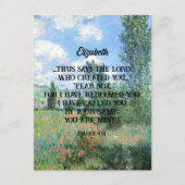 Furcht nicht Bibel Verse Nature Artwork Christlich Postkarte (Vorderseite)