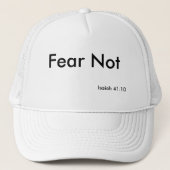 Furcht-nicht Bibel-Vershut Truckerkappe (Vorderseite)