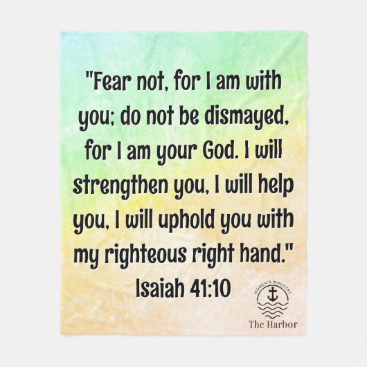 Furcht nicht blanket fleecedecke (Vorderseite)