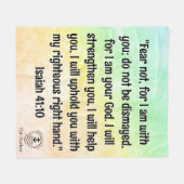 Furcht nicht blanket fleecedecke (Vorderseite (Horizontal))