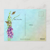 Furcht nicht, denn ich bin mit euch sagt der Herr Postkarte (Rückseite)