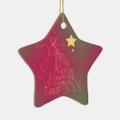 "Furcht nicht, denn siehe.." Angel Star Ornament (Rechts)