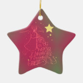 "Furcht nicht, denn siehe.." Angel Star Ornament (Vorne)