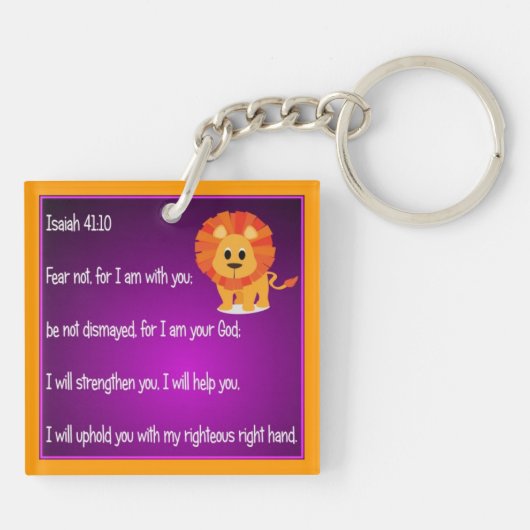 Furcht-nicht Schlüsselanhänger (Rückseite)