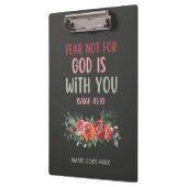 Furcht nicht vor Gott ist mit dir klettern Klemmbrett (Links)