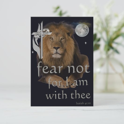 Furcht nicht, weil ich bei dir bin (Stehend Vorderseite)