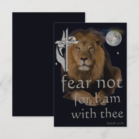 Furcht nicht, weil ich bei dir bin (Vorne/Hinten)