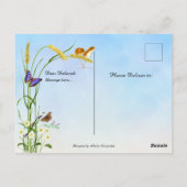 Furcht nicht, weil ich bei dir bin Isaiah 41: 10 Postkarte (Rückseite)