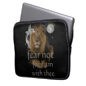 Furcht nicht, weil ich bei dir bin laptopschutzhülle (Vorderseite Links)