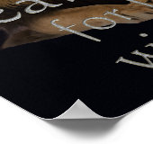 Furcht nicht, weil ich bei dir bin poster (Ecke)