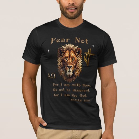 Furcht nicht, weil ich bei dir bin T-Shirt (Vorderseite)