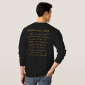 Furcht nicht, weil ich bei dir bin T-Shirt (Schwarz voll)