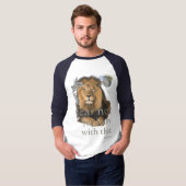 Furcht nicht, weil ich bei dir bin T-Shirt (Vorne ganz)