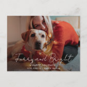 Furcht und hell handgeschriebenes Foto Weihnachten (Vorderseite)