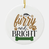 Furcht und hell - Weihnachten Keramik Ornament (Vorne)