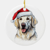 Furcht und hell - Weihnachten Keramik Ornament (Hinten)