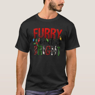 Furcht und Hunde Paws Katzenpaws Lover Merry Chr T-Shirt