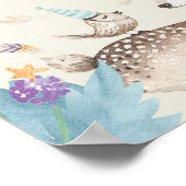 Furcht und wunderbar gemacht Bohemische Hirschkuns Poster (Ecke)