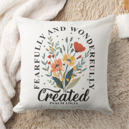 Furcht und wunderbar gemacht kissen