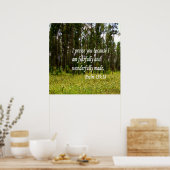 Furcht und wunderbar gemacht poster (Küche)