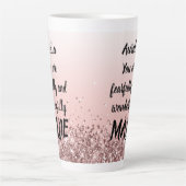 Furcht und wunderbar gemacht Template Latte Tasse (Vorderseite)