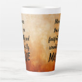 Furcht und wunderbar gemacht Template Latte Tasse (Vorderseite)