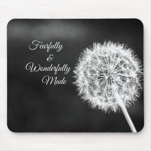 Furcht und wunderbar Made Bible Verse Mousepad (Vorne)