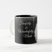 Furcht und wunderbar Made Bible Verse Zweifarbige Tasse (Vorderseite Links)