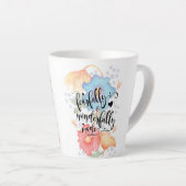 Furcht und wunderbar Made Small Latte Tasse (Rechte Ecke)