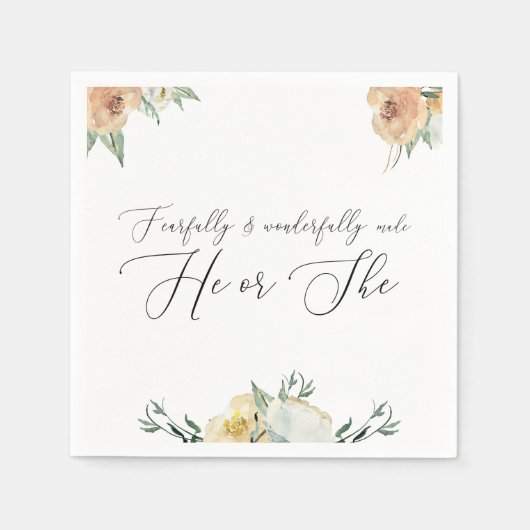 Furcht und wunderbare Genderforschung Napkin Serviette (Vorderseite)