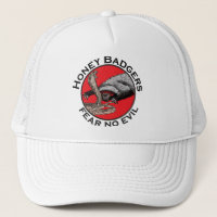 Furcht vor bösen Badass Honey Badger Red Animal Ar