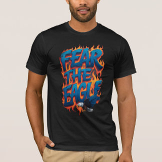 Furcht vor dem Adlerposter Fierce Bald Eagle T-Shirt