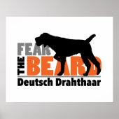 Furcht vor dem Bart - Deutsch Drahthaar Poster (Vorne)