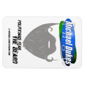 Furcht vor dem Bart Magnet (4x5in) (Horizontal)