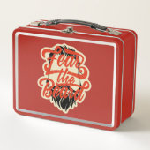 Furcht vor dem Bart Metall Brotdose (Vorderseite)